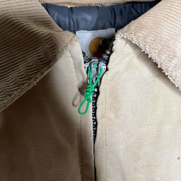 Vintage Carhartt Sun Faded Distressed Chore Jacket XL - Picture 10 of 11